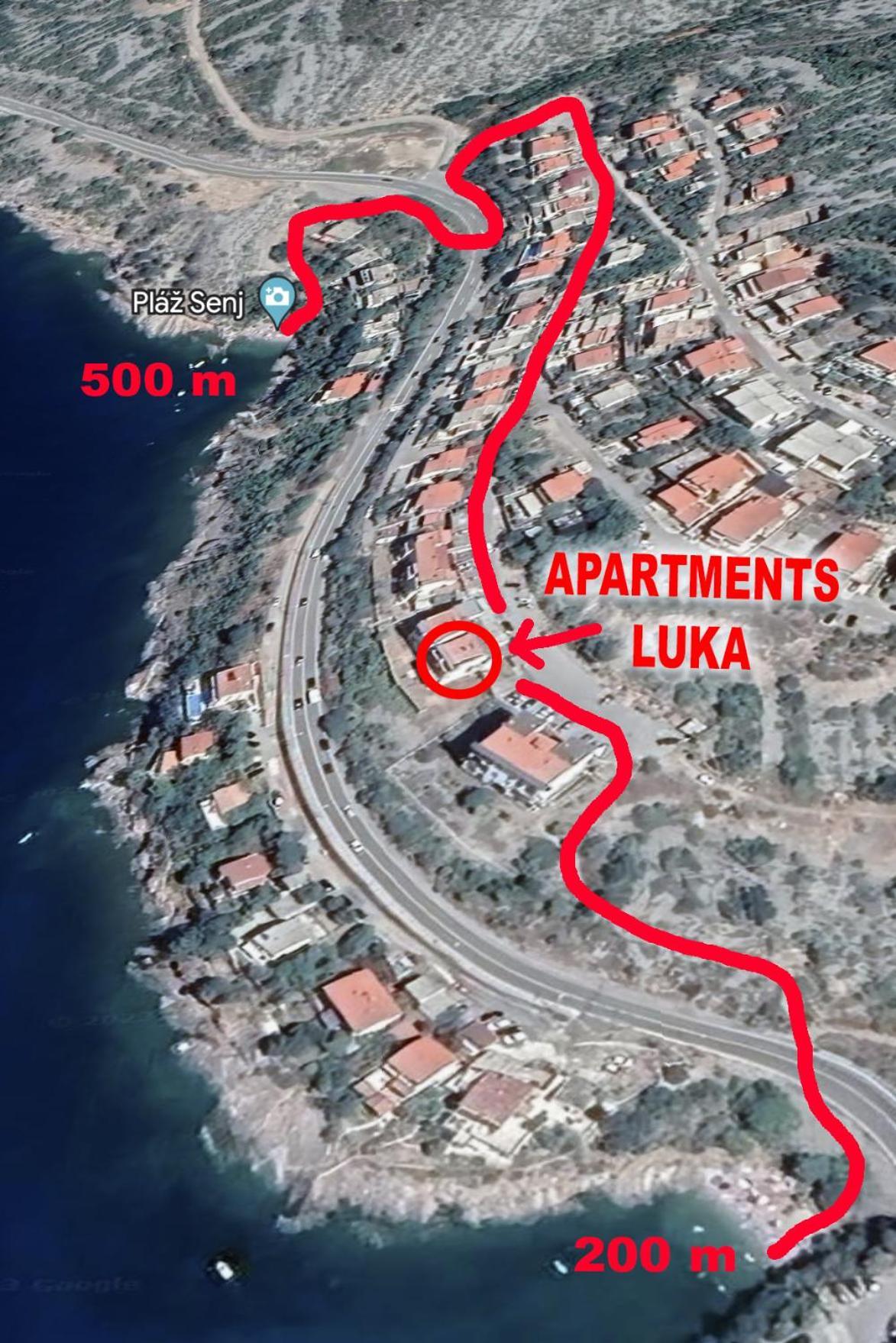 Studio Apartman Luka Senj  Exteriér fotografie
